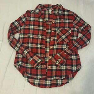 🔴Final Price! Red Plaid long sleeve shirt